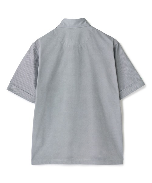 MEN'S BIGI（メンズビギ）の「ドットメッシュジャージカッタウェイポロシャツ＜通気性、接触冷感＞（ポロシャツ・メンズ・チャコールグレー/グレー/ネイビー・02/01/04/03）」の20枚目の写真