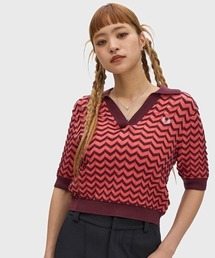 FRED PERRY（フレッドペリー）の「先行予約受付中/Pointelle Knitted Shirt/ポインテールニットポロシャツ（ポロシャツ）」