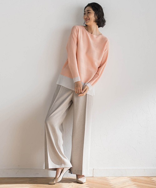 la.f…(ラエフ)の「リネンライクオックスパンツ(スラックス・レディース・ベージュ/ネイビー・9号/7号/11号)」の18枚目の写真