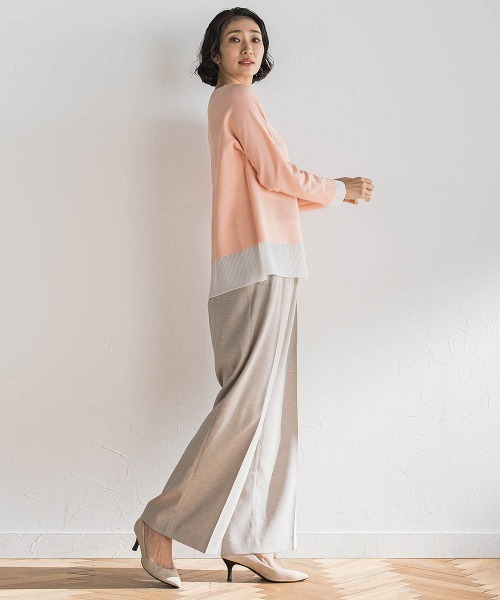 la.f…(ラエフ)の「リネンライクオックスパンツ(スラックス・レディース・ベージュ/ネイビー・9号/7号/11号)」の21枚目の写真