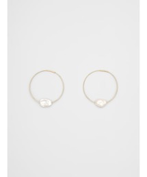 BANANA REPUBLIC FACTORY STORE（バナナリパブリック ファクトリーストア）の「BANANA REPUBLIC FACTORY STORE　　パール ワイヤー フープピアス（ピアス（両耳用））」