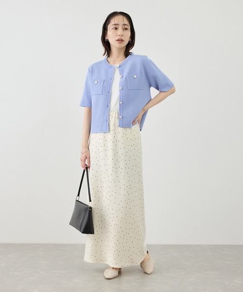 ROPE' PICNIC（ロペピクニック）の「細見えバイアスサテンドットスカート（スカート・レディース・ホワイト系その他5・FREE）」の19枚目の写真