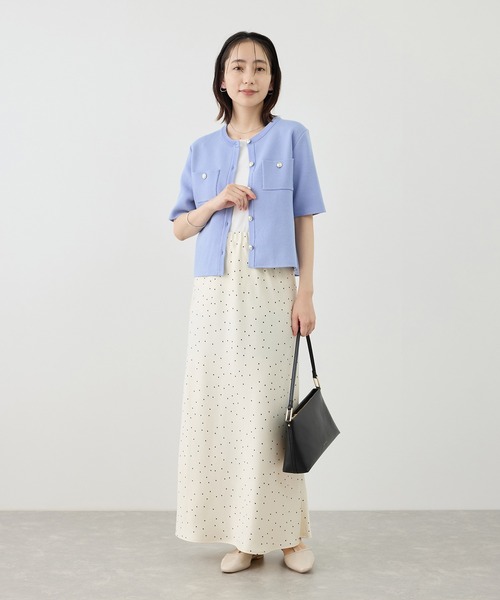 ROPE' PICNIC（ロペピクニック）の「細見えバイアスサテンドットスカート（スカート・レディース・ホワイト系その他5・FREE）」の20枚目の写真