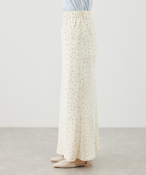 ROPE' PICNIC（ロペピクニック）の「細見えバイアスサテンドットスカート（スカート・レディース・ホワイト系その他5・FREE）」の9枚目の写真