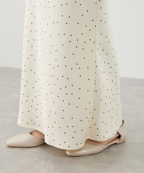 ROPE' PICNIC（ロペピクニック）の「細見えバイアスサテンドットスカート（スカート・レディース・ホワイト系その他5・FREE）」の13枚目の写真