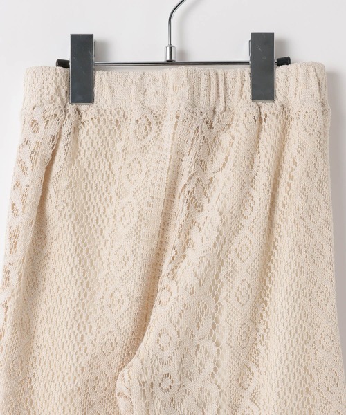 BAYFLOW（ベイフロー）の「[裏地付きで安心♪]レースフレアイージーパンツ(KIDS)（その他パンツ・キッズ・オフホワイト/ブラウン・140cm/130cm/120cm/110cm/150cm）」の17枚目の写真