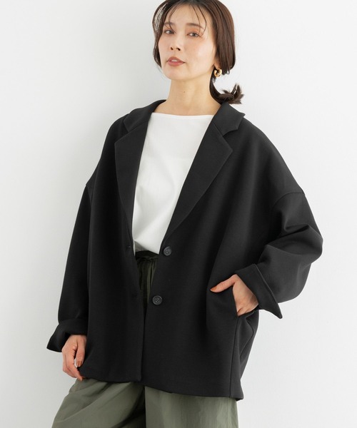 BARNYARDSTORM（バンヤードストーム）の「BARNYARDSTORM / ライトダンボールテーラージャケット【WEB限定】（テーラードジャケット・レディース・ブラック/グレー/ライトグレー・FREE）」の17枚目の写真