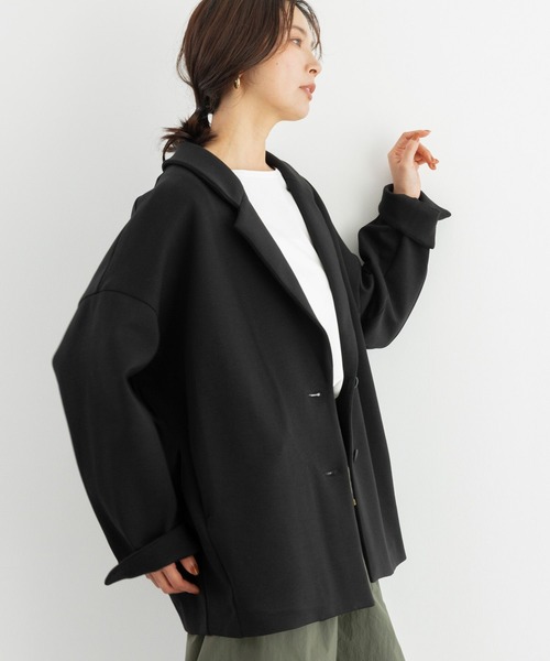 BARNYARDSTORM（バンヤードストーム）の「BARNYARDSTORM / ライトダンボールテーラージャケット【WEB限定】（テーラードジャケット・レディース・ブラック/グレー/ライトグレー・FREE）」の18枚目の写真