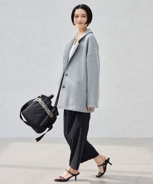 BARNYARDSTORM（バンヤードストーム）の「BARNYARDSTORM / ライトダンボールテーラージャケット【WEB限定】（テーラードジャケット・レディース・ブラック/グレー/ライトグレー・FREE）」の22枚目の写真