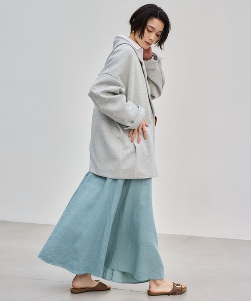 BARNYARDSTORM（バンヤードストーム）の「BARNYARDSTORM / ライトダンボールテーラージャケット【WEB限定】（テーラードジャケット・レディース・ブラック/グレー/ライトグレー・FREE）」の15枚目の写真