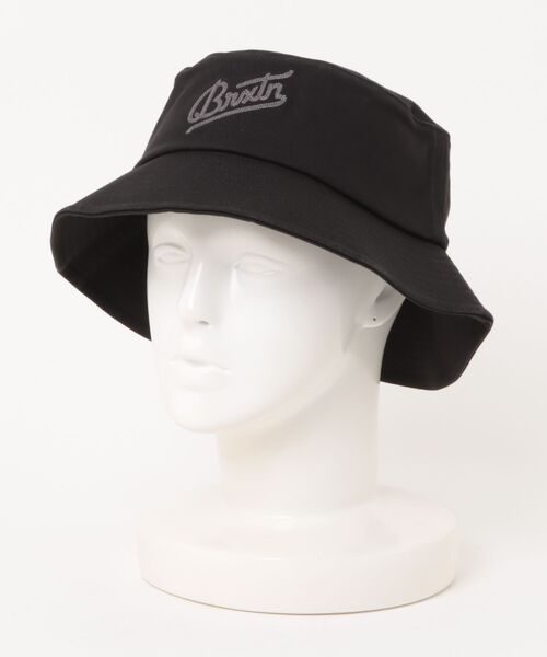 BRIXTON（ブリクストン）の「【BRIXTON/ブリクストン】ELDON PACKABLE BUCKET HAT（ハット・メンズ・ホワイト×ブルー/ブラック/グリーン・L/XL）」の3枚目の写真