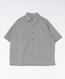 8(eight) | 小格子チェックショートトレングス半袖シャツ(シャツ/ブラウス)