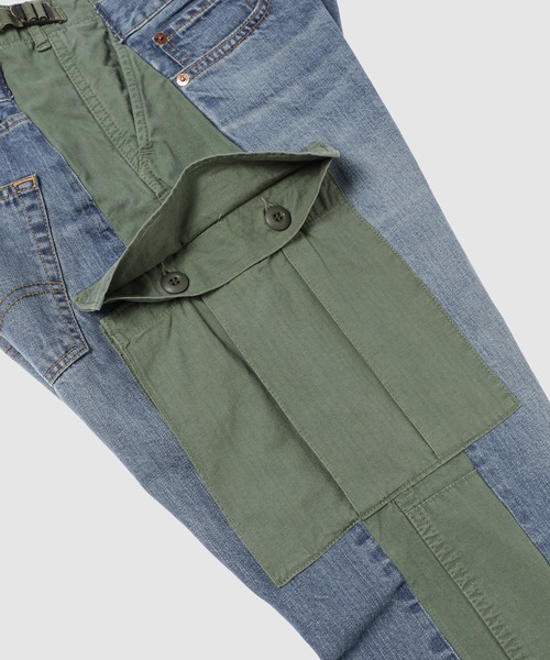 JUNYA WATANABE MAN（ジュンヤワタナベマン）の「Levi's W-NAME COTTON DENIM LIPSTOP PANTS（デニムパンツ・メンズ・ブルー系その他・XS/S/M）」の4枚目の写真