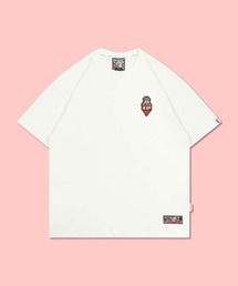 GRAF&WU/グラフアンドウー アイスクリームモチーフフロントワッペン刺繍SS/T 半袖