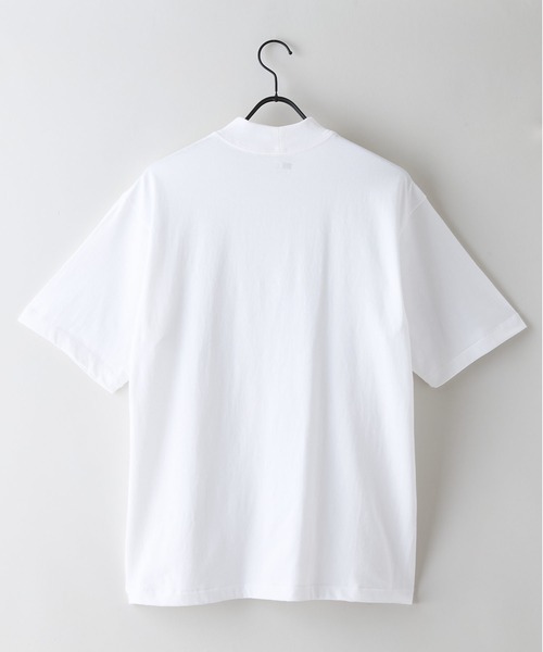 HANES(ヘインズ)の「【HANES/ヘインズ】【タグレス・丸胴】Hanes モックネック リラックスTシャツ アメリカ綿100% サステナブル ストレスフリー(Tシャツ/カットソー・メンズ・ホワイト/ブラック・X-LARGE/LARGE/MEDIUM/SMALL)」の8枚目の写真
