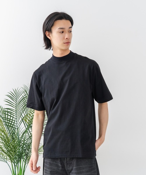 HANES(ヘインズ)の「【HANES/ヘインズ】【タグレス・丸胴】Hanes モックネック リラックスTシャツ アメリカ綿100% サステナブル ストレスフリー(Tシャツ/カットソー・メンズ・ホワイト/ブラック・X-LARGE/LARGE/MEDIUM/SMALL)」の18枚目の写真