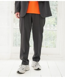 Park Slope NEWYORKER（パークスロープニューヨーカー）の「【洗える・防シワ・ストレッチ・セットアップ可・ウエストゴム】ワンタックサイドシャーリングパンツ（スラックス）」