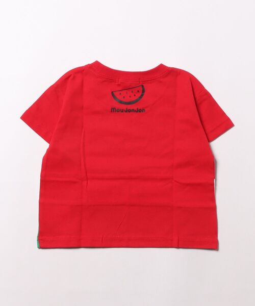 Moujonjon（ムージョンジョン）の「スイカ・キウイ切替半袖Tシャツ（Tシャツ/カットソー・キッズ・グリーン/レッド・90/130/110/140/120/100/80）」の10枚目の写真