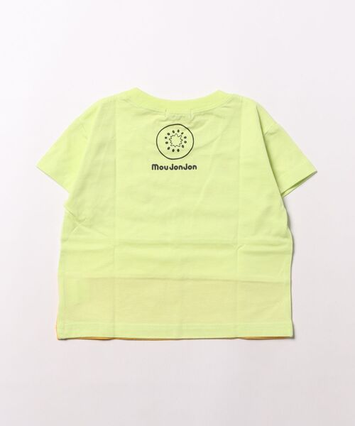 Moujonjon（ムージョンジョン）の「スイカ・キウイ切替半袖Tシャツ（Tシャツ/カットソー・キッズ・グリーン/レッド・90/130/110/140/120/100/80）」の11枚目の写真