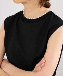 IENA | パールネックプルオーバー(ニット/セーター)