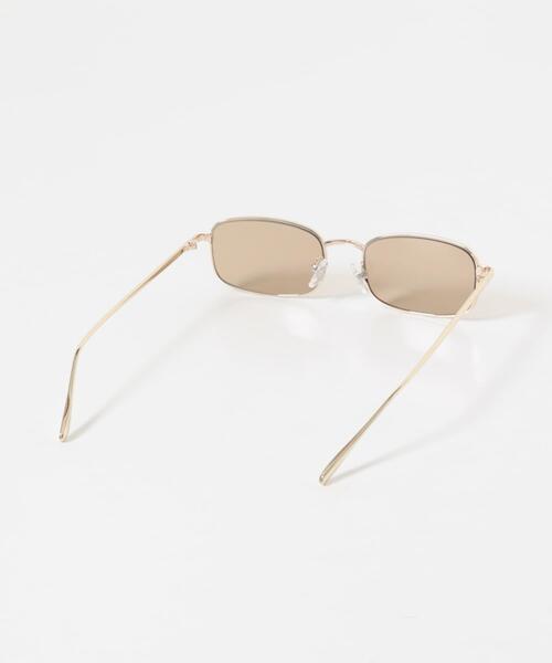 SENSE OF PLACE by URBAN RESEARCH（センスオブプレイスバイアーバンリサーチ）の「メタルフレームサングラス（サングラス・メンズ・ゴールド/シルバー系その他・ONE）」の19枚目の写真