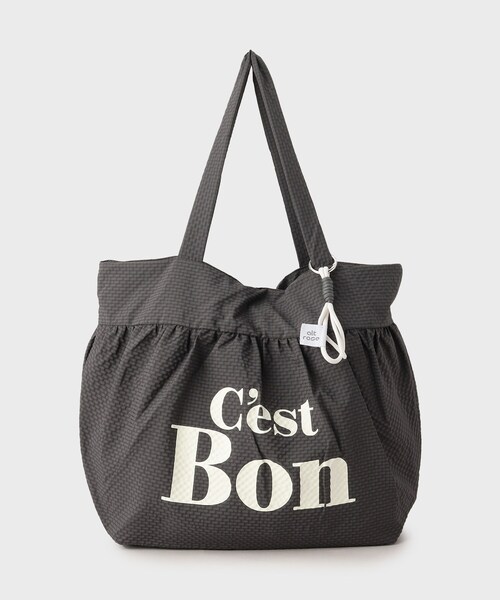 Ober Tashe（オーバータッシェ）の「【新生活・新学期】チャーム付きビッグトート（トートバッグ・レディース・アイボリー/イエロー/グリーン/グレー・FREE）」の18枚目の写真