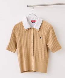 POLO BCS | 【POLO BCS】ケーブルドッキング衿付きカーディガン(カーディガン/ボレロ)