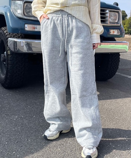 CRB(シーアールビー)の「サイドラインスェットパンツ(その他パンツ・レディース・ブラック/オートミール/グレー・F)」の14枚目の写真