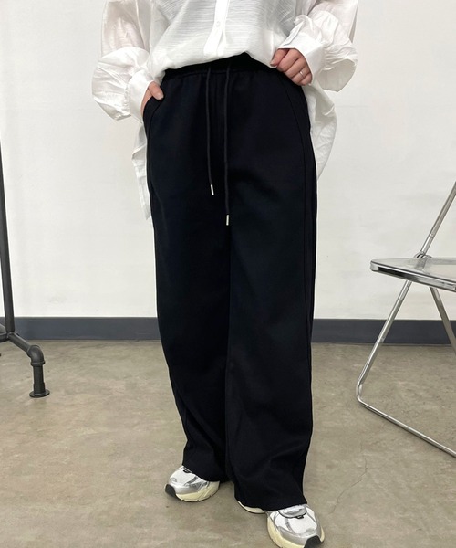 CRB(シーアールビー)の「サイドラインスェットパンツ(その他パンツ・レディース・ブラック/オートミール/グレー・F)」の21枚目の写真
