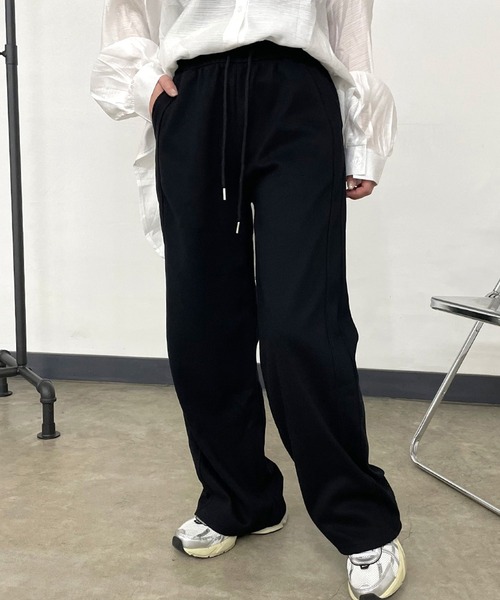 CRB(シーアールビー)の「サイドラインスェットパンツ(その他パンツ・レディース・ブラック/オートミール/グレー・F)」の22枚目の写真