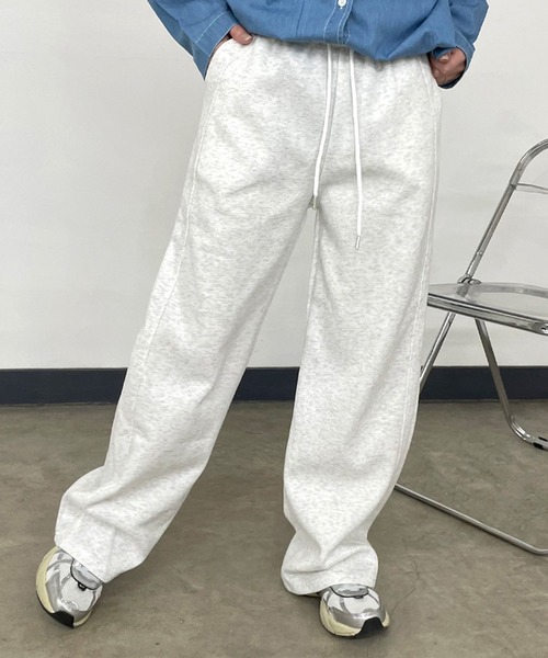 CRB(シーアールビー)の「サイドラインスェットパンツ(その他パンツ・レディース・ブラック/オートミール/グレー・F)」の4枚目の写真