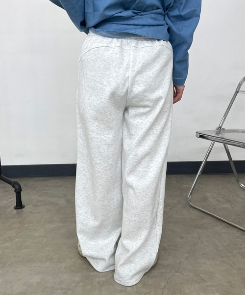CRB(シーアールビー)の「サイドラインスェットパンツ(その他パンツ・レディース・ブラック/オートミール/グレー・F)」の8枚目の写真