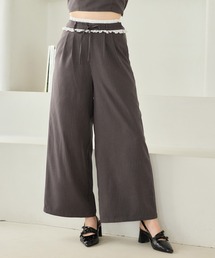 one after another NICE CLAUP（ワンアフターアナザーナイスクラップ）の「【Black Ribbon Collection】スラックスパンツ（スラックス）」