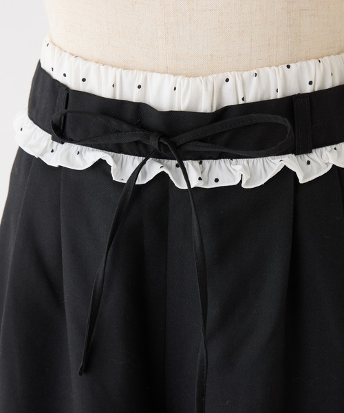 one after another NICE CLAUP（ワンアフターアナザーナイスクラップ）の「【Black Ribbon Collection】スラックスパンツ（スラックス・レディース・ブラック/グレー・SMALL/MEDIUM）」の5枚目の写真