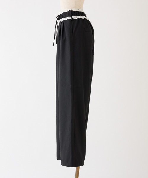 one after another NICE CLAUP（ワンアフターアナザーナイスクラップ）の「【Black Ribbon Collection】スラックスパンツ（スラックス・レディース・ブラック/グレー・SMALL/MEDIUM）」の10枚目の写真