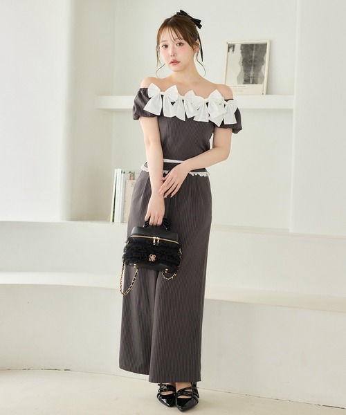 one after another NICE CLAUP(ワンアフターアナザーナイスクラップ)の「【Black Ribbon Collection】スラックスパンツ(スラックス・レディース・ブラック/グレー・SMALL/MEDIUM)」の20枚目の写真