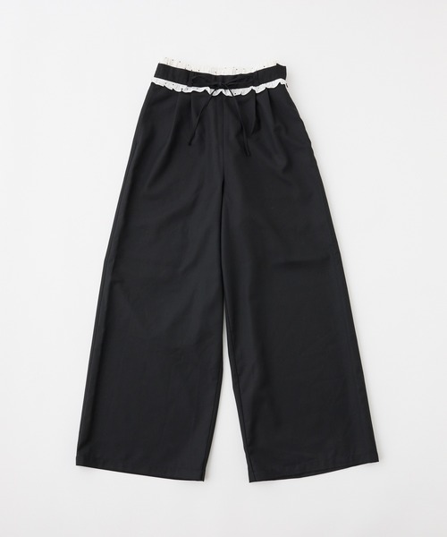 one after another NICE CLAUP(ワンアフターアナザーナイスクラップ)の「【Black Ribbon Collection】スラックスパンツ(スラックス・レディース・ブラック/グレー・SMALL/MEDIUM)」の22枚目の写真