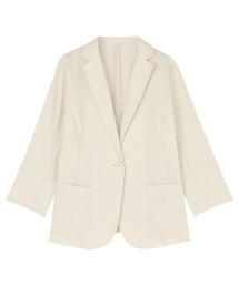 TOKYO SHIRTS（トウキョウシャツ）の「カラミ織 ジャケット 七分袖（テーラードジャケット）」