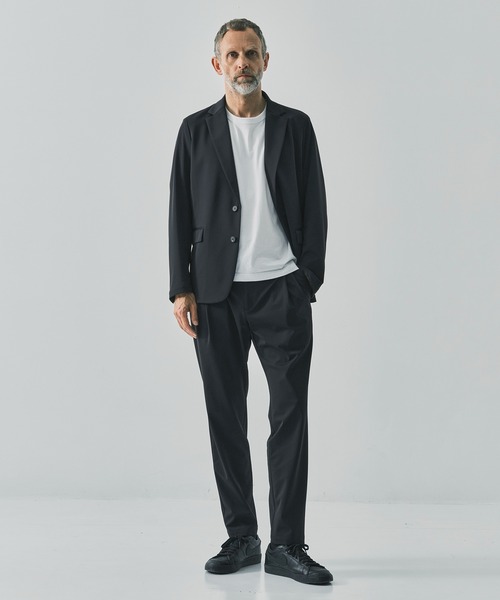 THE TOKYO(ザトウキョウ)の「【THE TOKYO/ザトウキョウ】Light Matte Stretch Jersey Easy Tapered Pants(スラックス・メンズ・ダークブラウン/ブラック・44/48/46)」の5枚目の写真