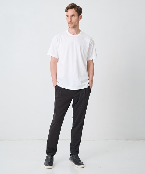 THE TOKYO(ザトウキョウ)の「【THE TOKYO/ザトウキョウ】Light Matte Stretch Jersey Easy Tapered Pants(スラックス・メンズ・ダークブラウン/ブラック・44/48/46)」の22枚目の写真