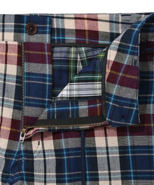AJOBYAJO（アジョバイアジョ）の「Check Mixed Shorts [Navy]（その他パンツ・レディース・その他・LARGE/MEDIUM）」の2枚目の写真