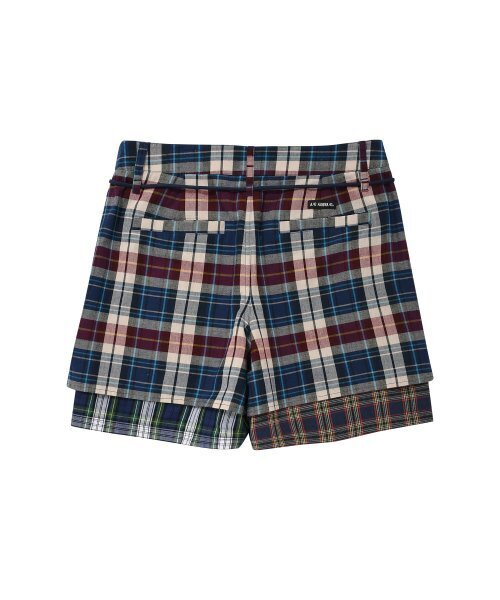 AJOBYAJO（アジョバイアジョ）の「Check Mixed Shorts [Navy]（その他パンツ・レディース・その他・LARGE/MEDIUM）」の5枚目の写真