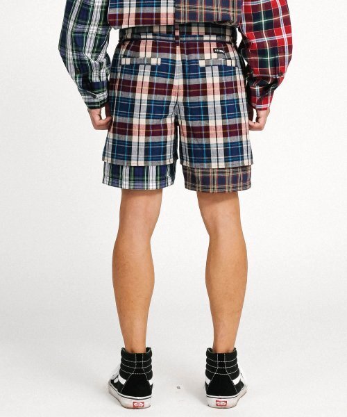 AJOBYAJO（アジョバイアジョ）の「Check Mixed Shorts [Navy]（その他パンツ・レディース・その他・LARGE/MEDIUM）」の9枚目の写真