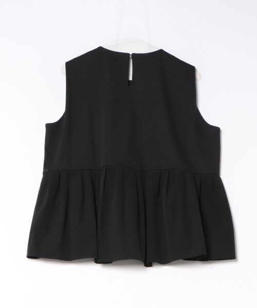 Audie a Muses(オーディアミューズ)の「ウエスト切替ノースリーブカットソー(Tシャツ/カットソー・レディース・ブラック・42/38/36)」の17枚目の写真