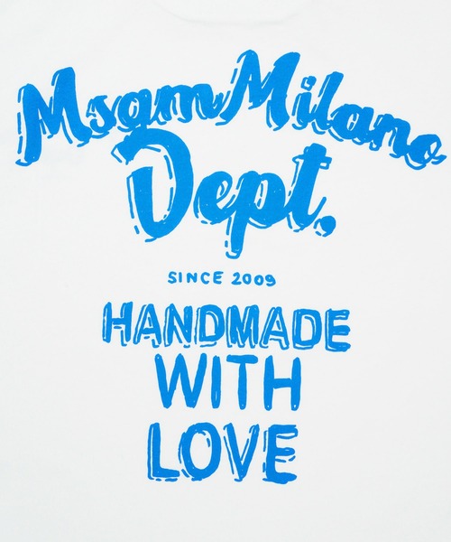 MSGM KIDS（エムエスジーエムキッズ）の「MSGM KIDS サーフレタリング Tシャツ（Tシャツ/カットソー・キッズ・ホワイト・12/14/10）」の4枚目の写真