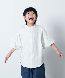 ZI-ON | マルチファンクション オーバーサイズ 半袖シャツ(シャツ/ブラウス)