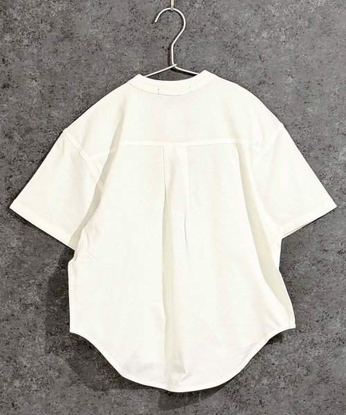 ZI-ON(ジーオン)の「マルチファンクション オーバーサイズ 半袖シャツ(シャツ/ブラウス・キッズ・オフホワイト/ベージュ/チャコール/ブラック/カーキ・110/140/130/120/160/150)」の21枚目の写真