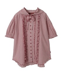 PINK HOUSE | ストライプフードブラウス(シャツ/ブラウス)