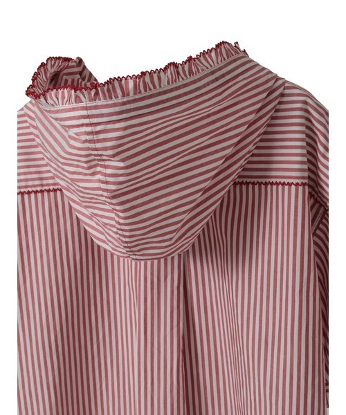 PINK HOUSE（ピンクハウス）の「ストライプフードブラウス（シャツ/ブラウス・レディース・ネイビー/ピンク/レッド/ブラック・フリー）」の8枚目の写真