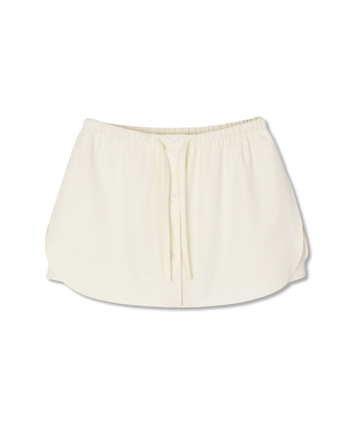 MICHIKO LONDON(ミチコ ロンドン)の「ボタンディテールスカートショーツクリームアイボリー(その他パンツ・レディース・その他・SMALL/MEDIUM)」の2枚目の写真